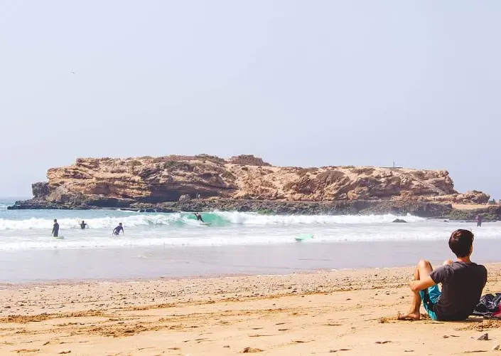 Tamraght-surfing spot Agadir