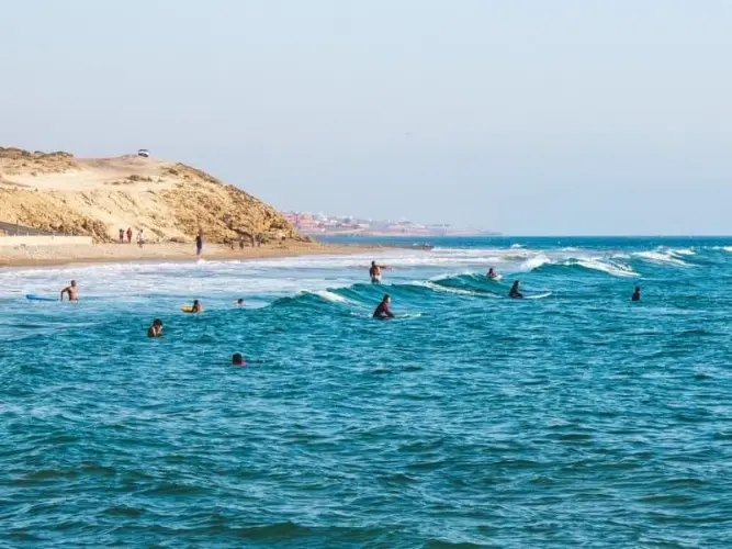 cherry beach near Agadir surfing spot