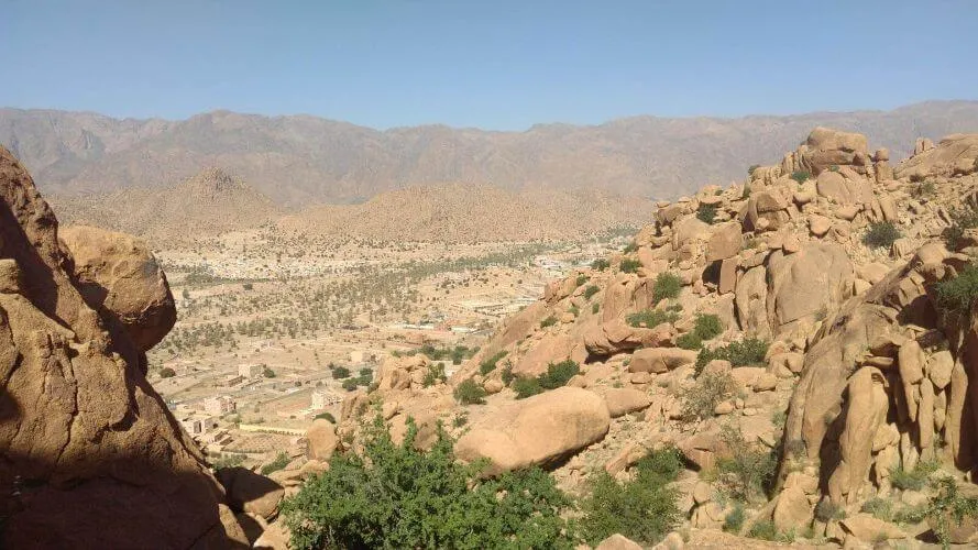 hiking in tafraoute - Jebel el Kest 